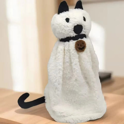 Gus the Ghost with Pumpkin Plush Toy Soft Stuffed Animal for Kids and Holiday Home Decor