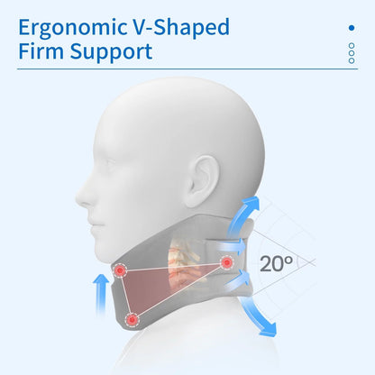Adjustable Neck Support, Neck Brace Breathable Neck Support, Cervical Sponge Neck Protector for Sleep