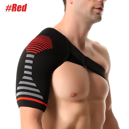 Support and Compression Sleeve AC Joint Brace, Arm Immobilizer Wrap with Stability Strap, Professional Shoulder Brace