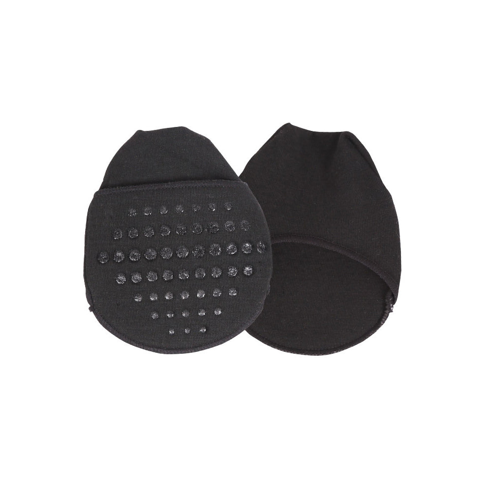 Breathable Toe Topper Liner Socks Pair, Invisible Toe Cover with Padding, Non-Skid Bottom High Heels Cushions