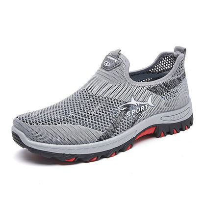 Lightweight Sneakers Men, Summer Mesh Men Shoes, Breathable Casual Walking Shoes, Mens Hiking Shoes