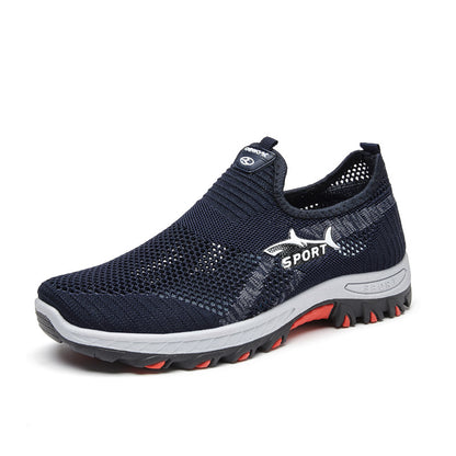 Lightweight Sneakers Men, Summer Mesh Men Shoes, Breathable Casual Walking Shoes, Mens Hiking Shoes
