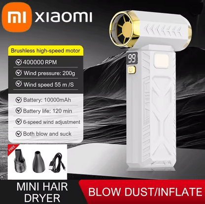 Xiaomi 2 in 1 Air Blower and Vacuum Powerful Dust Cleaner with Brushless Motor