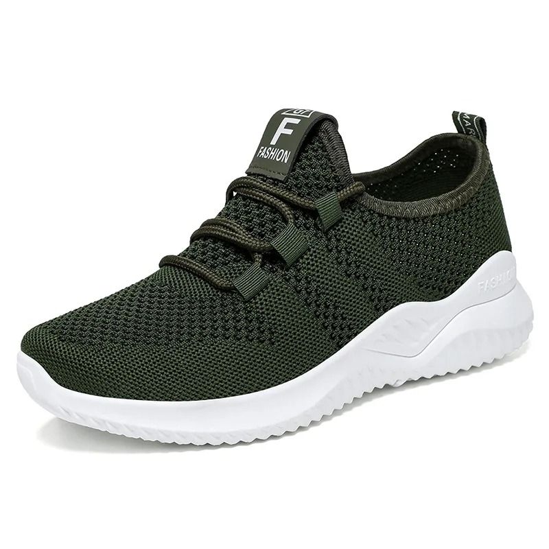 Summer Casual Flats Shoes For Women Breathable Mesh Lightweight Sneakers
