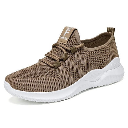 Summer Casual Flats Shoes For Women Breathable Mesh Lightweight Sneakers