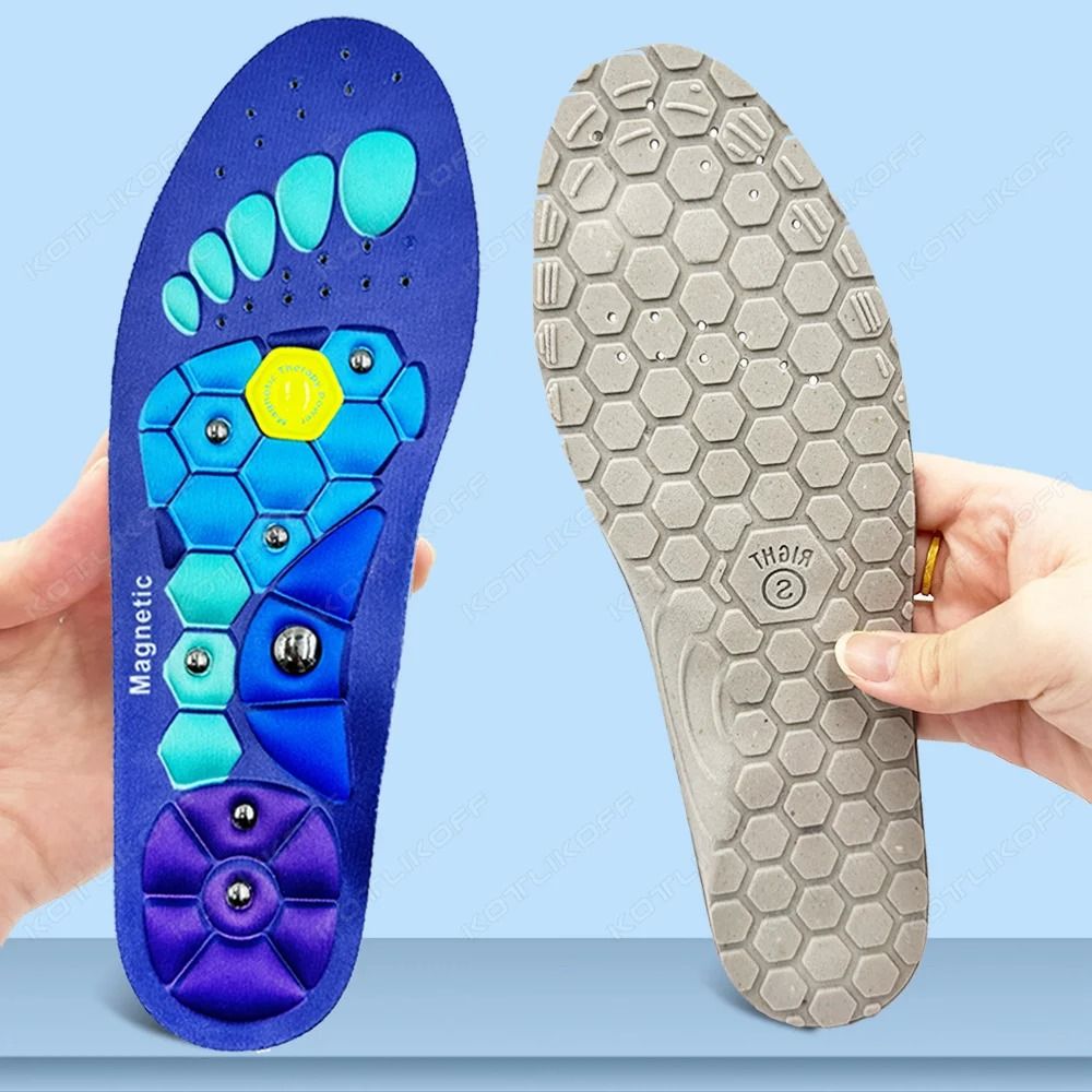 Magnetic Therapy Sports Insoles with Acupressure Massage for Weight Loss and Fatigue Relief