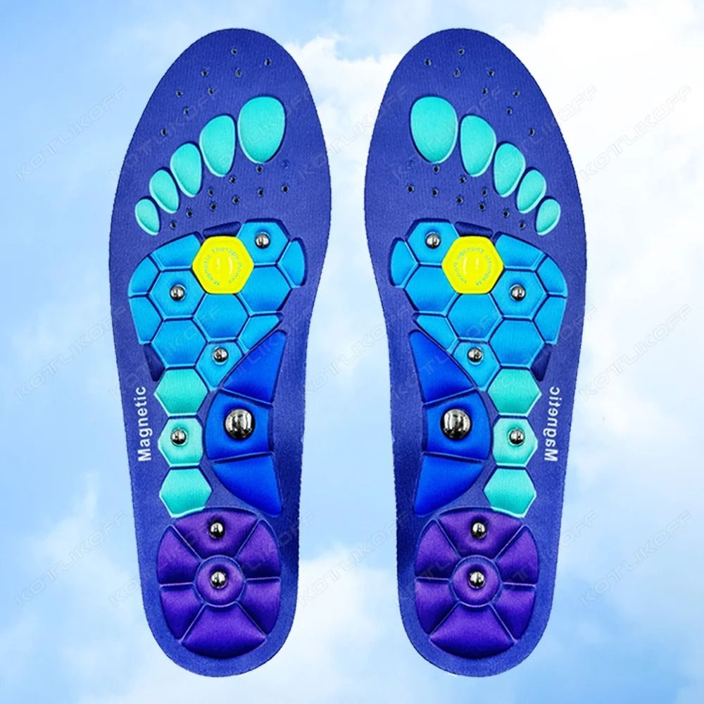 Magnetic Therapy Sports Insoles with Acupressure Massage for Weight Loss and Fatigue Relief