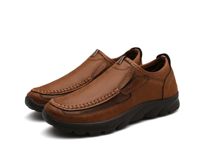 Mens Casual Loafers Breathable Handmade Retro Sneakers