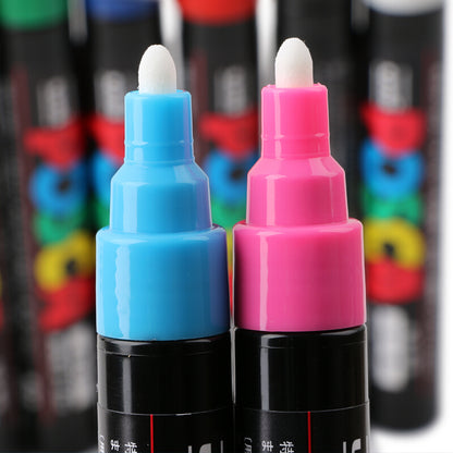 Uni Posca Acrylic Marker, PC 5M rotulador permanente, Paint Marker, POP Poster, Graffiti, Metal, Glass, Rock, Ceramics