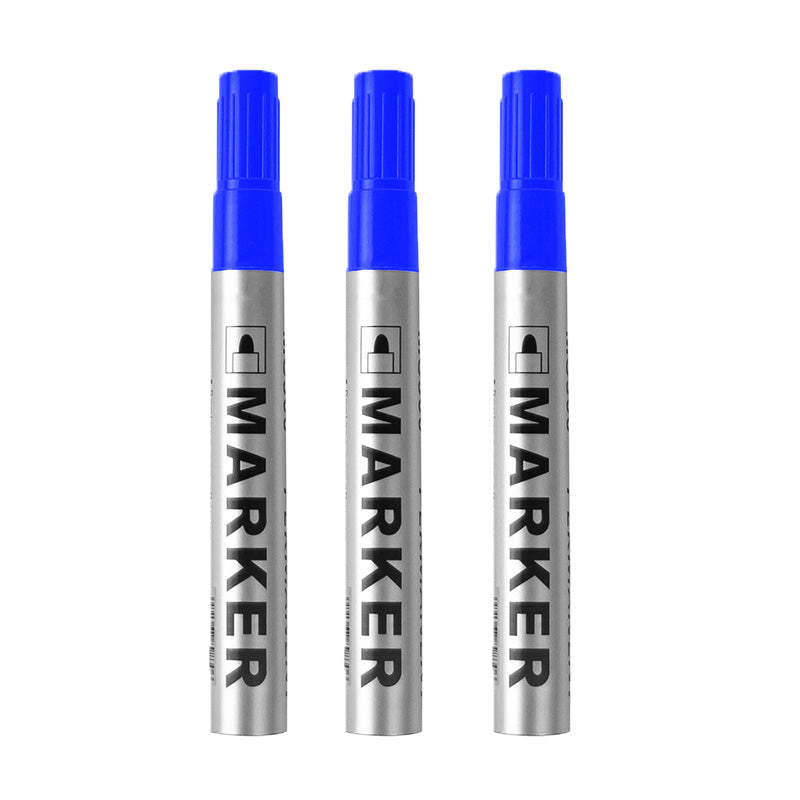 Permanent Art Marker Pen, Fine Point Waterproof Ink, ThinCrude Color Marker Pens, Black Blue Red Ink, 2mm Fine Marker