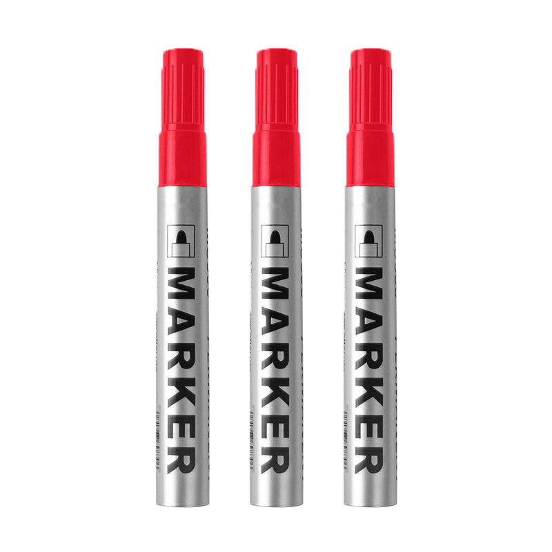Permanent Art Marker Pen, Fine Point Waterproof Ink, ThinCrude Color Marker Pens, Black Blue Red Ink, 2mm Fine Marker