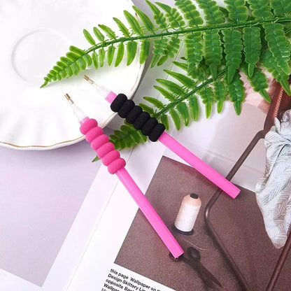 Soft Sponge Pencil Grips 30Pcs Anti-Slip Finger Guard for Kids Handwriting Corrector Drill Pen Grip Papeleria Diamond