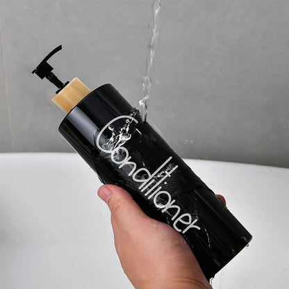 3PCS 500ml Refillable Soap Dispenser Bottles for Bathroom, Shampoo and Shower Gel Pump Containers