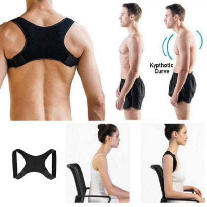 Medical Shoulder Support Corrector Back Brace, Adjustable Posture Corrector for Humpback Prevention Back Health Care
