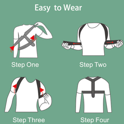 Back Shoulder Posture Corrector Belt, Adjustable Clavicle Spine Support, Upper Back Neck Brace for Pain Relief and Body