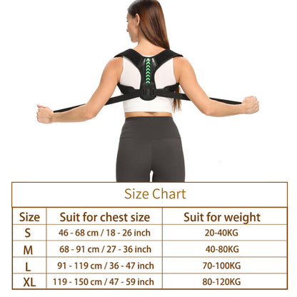 Back Shoulder Posture Corrector Belt, Adjustable Clavicle Spine Support, Upper Back Neck Brace for Pain Relief and Body