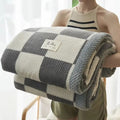 gray big checkered