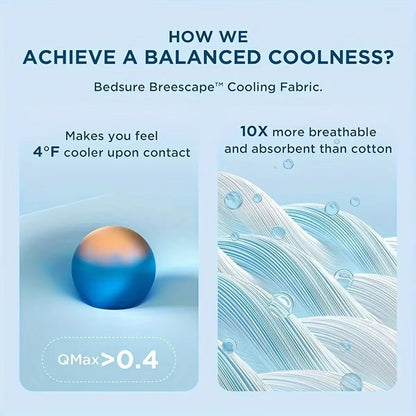 Summer Cooling Silk Blanket – Lightweight Breathable Air Conditioner Quilt for Hot Sleepers