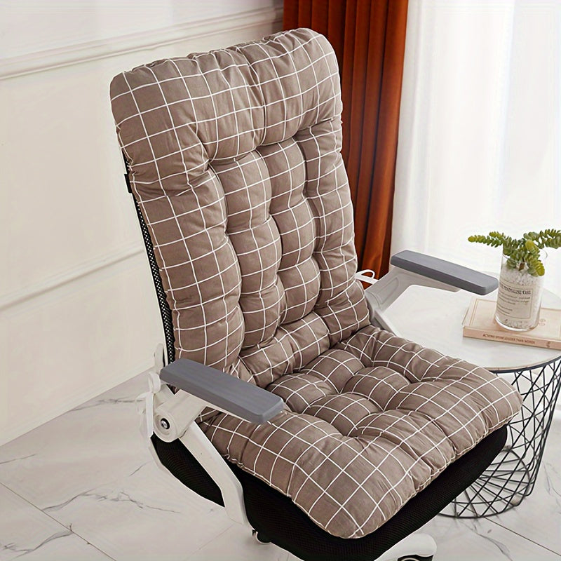 Ergonomic Office Chair Cushion with Integrated Backrest Support,Multifunctional Seat Cushion for Home,Car,and Office use