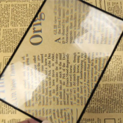 Full Page Magnifying Glass Sheet, Large Reading Aid Lens for Books, Newspapers, and Documents