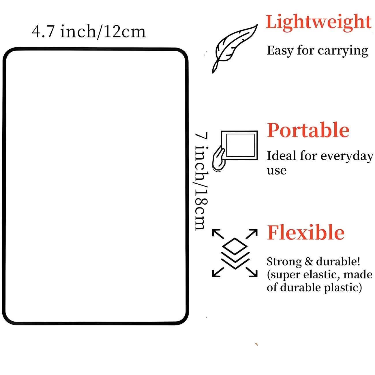 Full Page Magnifying Glass Sheet, Large Reading Aid Lens for Books, Newspapers, and Documents