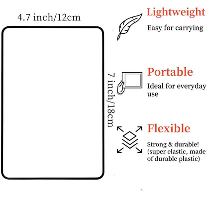 Full Page Magnifying Glass Sheet, Large Reading Aid Lens for Books, Newspapers, and Documents