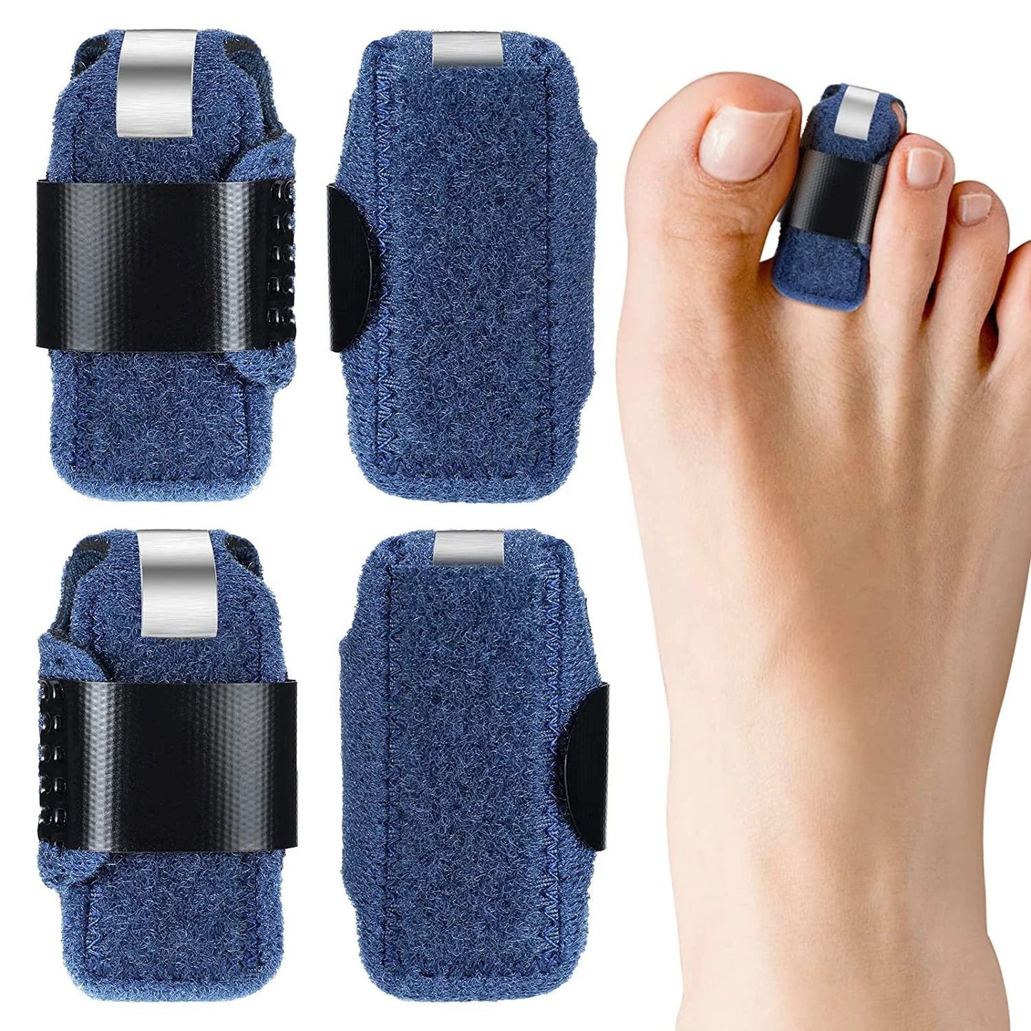 Toe Brace, Toe Straightener for Hammer Toe Corrector Women, Hammertoe Splint, Toe Wrap, Toe Covers Broken