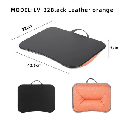 Multifunctional Laptop Desk with Cushion Foam Filled Pillow Table and Hard Mouse Pad