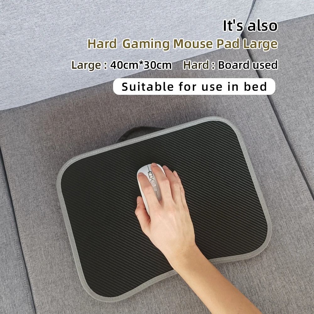 Multifunctional Laptop Desk with Cushion Foam Filled Pillow Table and Hard Mouse Pad