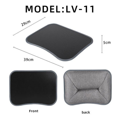 Multifunctional Laptop Desk with Cushion Foam Filled Pillow Table and Hard Mouse Pad