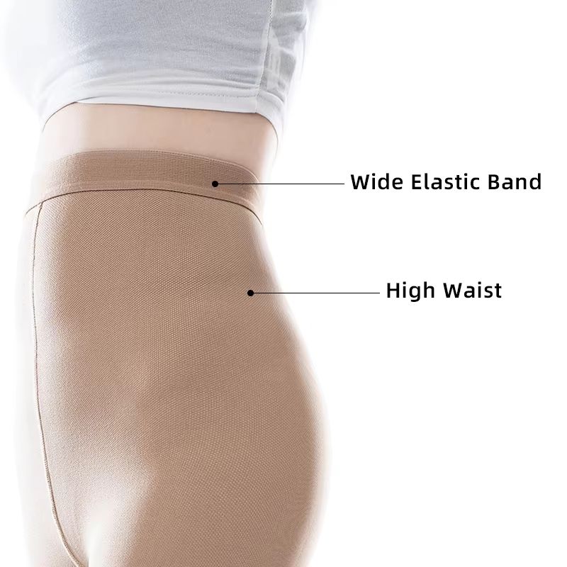 20–30mmHg Women's Compression Pantyhose – Footless Medical Stockings for Varicose Veins & Graduated Support (M–5XL)