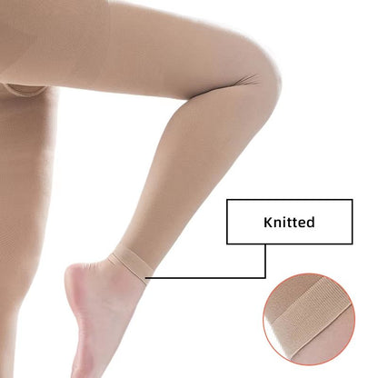 20–30mmHg Women's Compression Pantyhose – Footless Medical Stockings for Varicose Veins & Graduated Support (M–5XL)