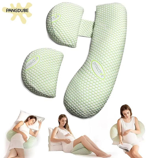 Multifunctional Pregnancy Pillow – Full Body Maternity Sleeping Cushion & Nursing Support for Moms