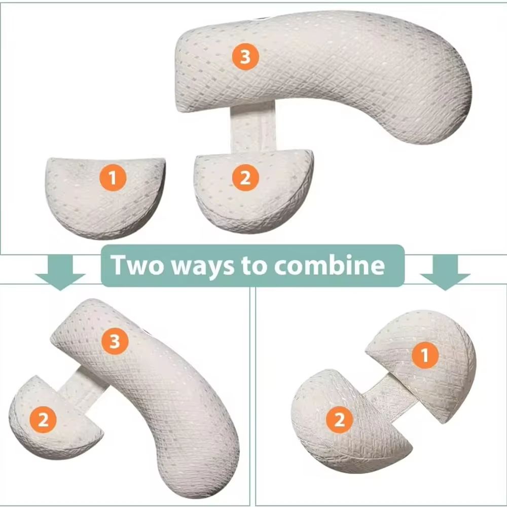 Multifunctional Pregnancy Pillow – Full Body Maternity Sleeping Cushion & Nursing Support for Moms
