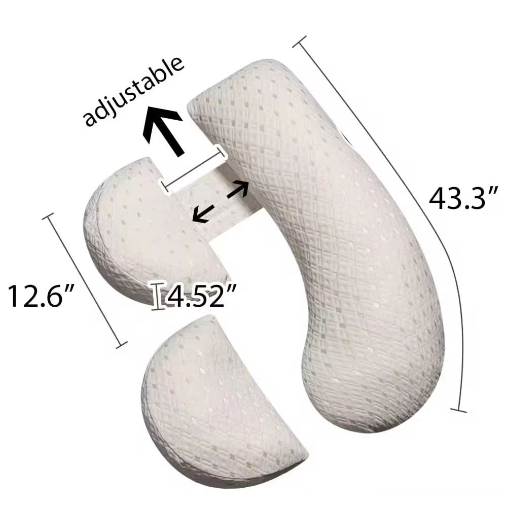 Multifunctional Pregnancy Pillow – Full Body Maternity Sleeping Cushion & Nursing Support for Moms