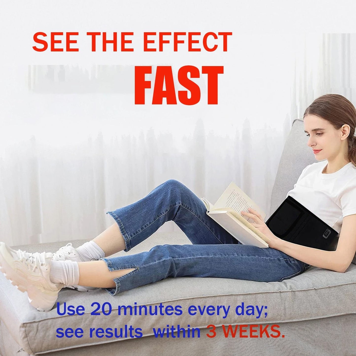 Red Infrared Light Therapy Belt for Fat Burning and Pain Relief