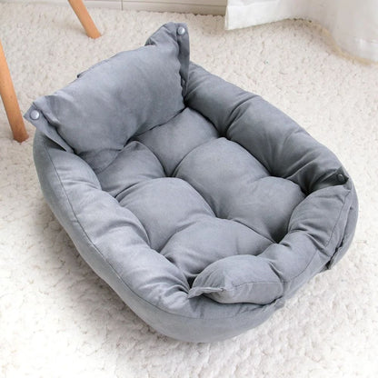 Multifunction Dog Bed Mat 3 in 1 Soft Pet Cushion Sofa Nest