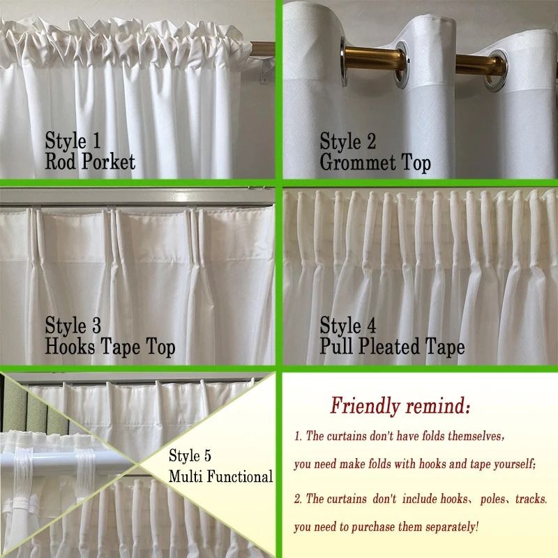 White Tulle Chiffon Curtains Luxury Thick Yarn Window Drapes for Bedroom and Living Room