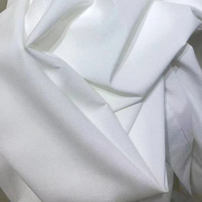White Tulle Chiffon Curtains Luxury Thick Yarn Window Drapes for Bedroom and Living Room