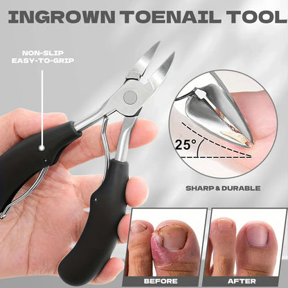 Professional 7 Piece Nail Manicure Kit with Travel Case