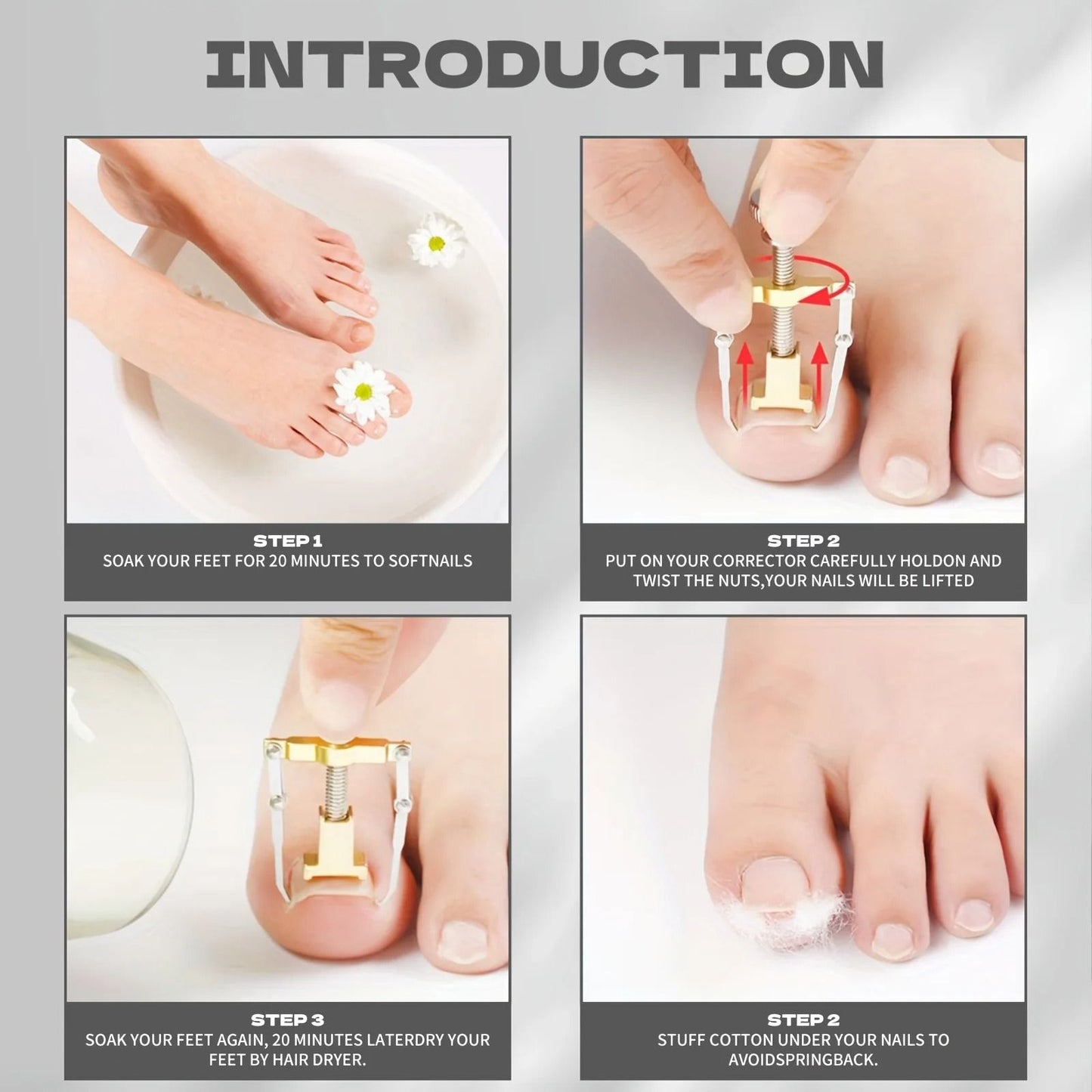 Professional 7 Piece Nail Manicure Kit with Travel Case