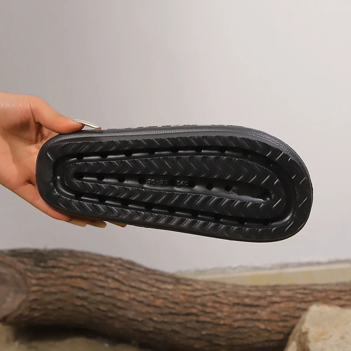 Leopard Print Slide Slippers for Women