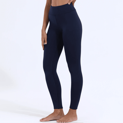 Women Winter Warm Velvet Leggings High Waist Stretch Thick Casual Pants