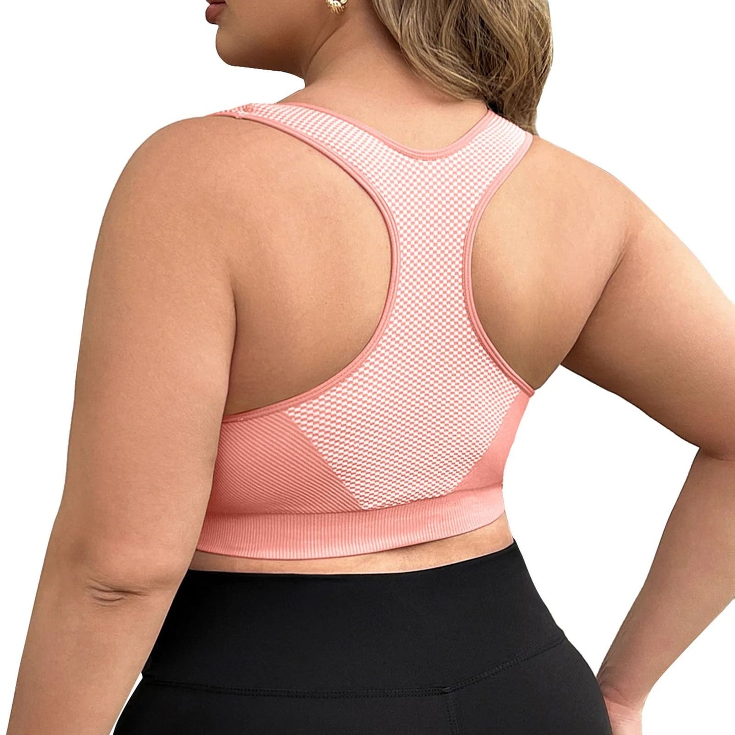 Plus Size Seamless Sports Yoga Bra