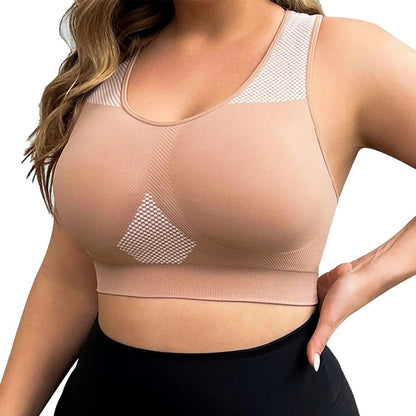 Plus Size Seamless Sports Yoga Bra