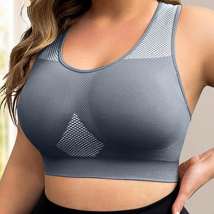 Plus Size Seamless Sports Yoga Bra