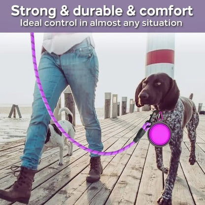 Strong Reflective Dog Leash for Small, Medium, and Large Dogs