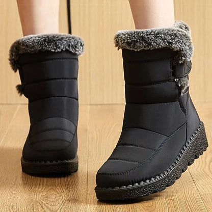 Women Winter Boots Waterproof Snow Boots with Fur Lining