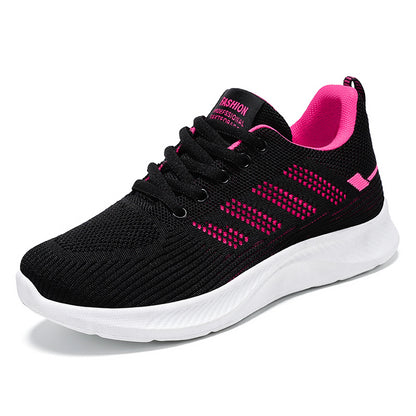 Womens Sneakers, Casual Soft Sole Sports Shoes, Breathable Mesh Running Shoes, Comfortable Moms Walking Shoes