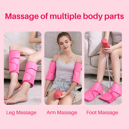 Air Compression Calf Massager with Handheld Controller, Leg Massager for Circulation, Pain Relief for Edema, Muscles